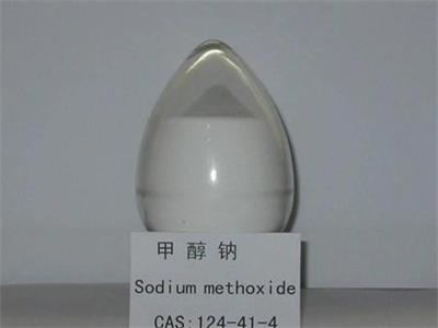 Sodium methoxide is a commonly used product 